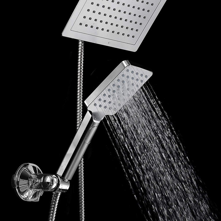 DreamSpa Rainfall Massage/Jet Dual Shower Head & Reviews Wayfair